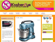 Tablet Screenshot of koshereye.com